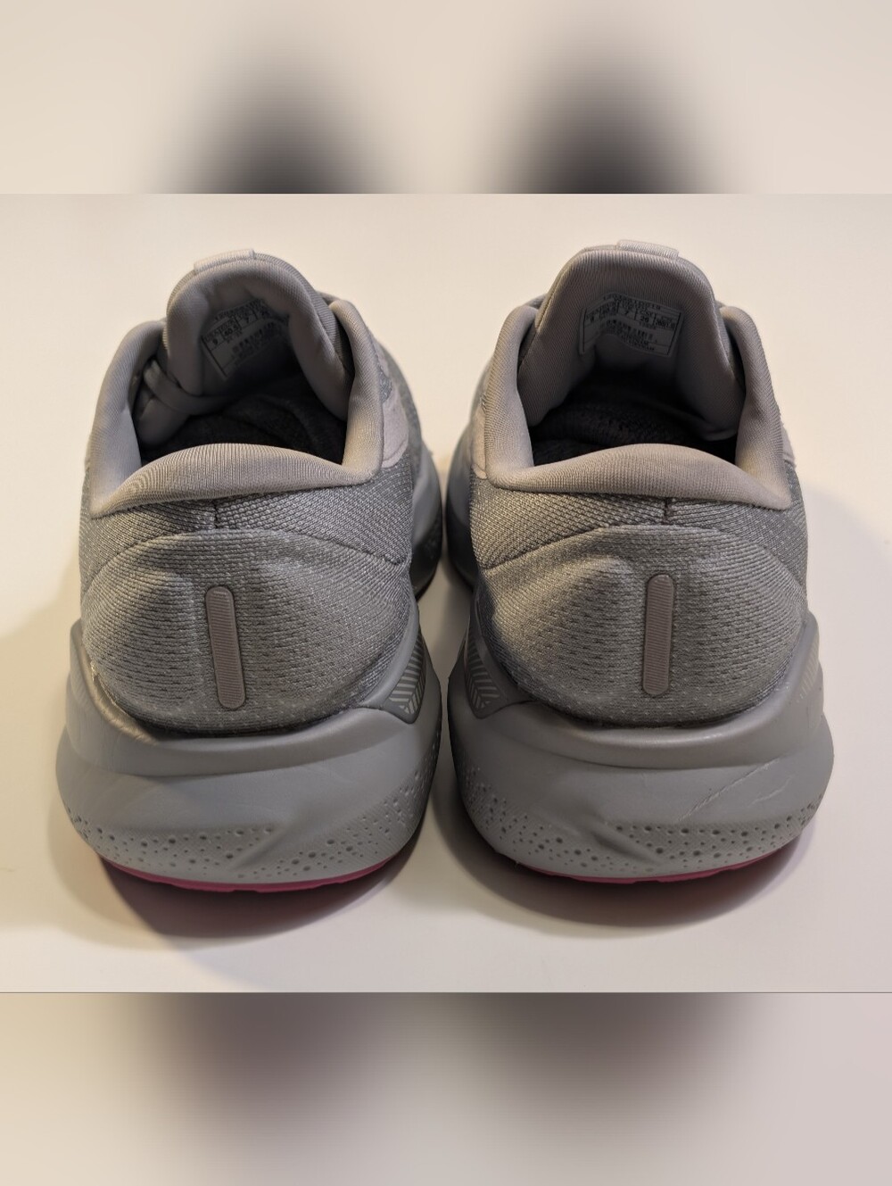 Brooks Adrenaline GTS 24 Gray Pink Running Shoes 9W - Picture 10 of 16